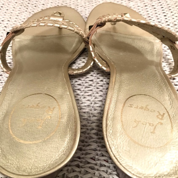 Jack Rogers Devyn Wedge Sandal Gold - Picture 14 of 16
